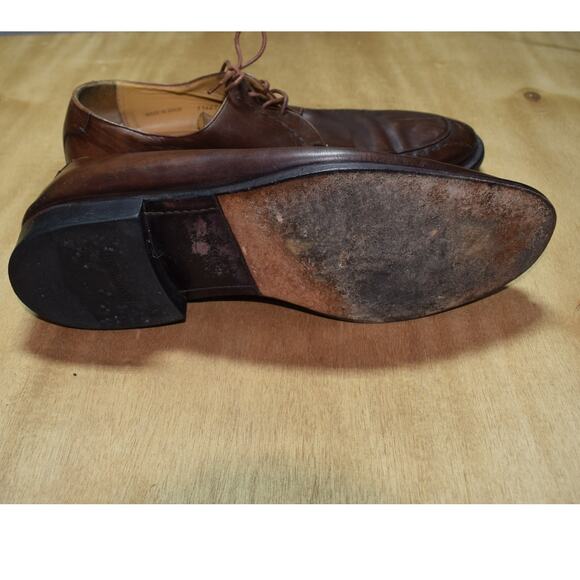 Mezlan Brown Leather Lace-Up Dress Shoes Men's Size 13 Made in Spain
